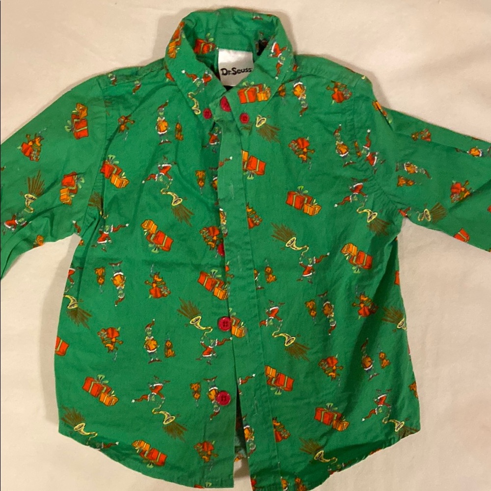 Dr. Seuss Green Kids Shirt